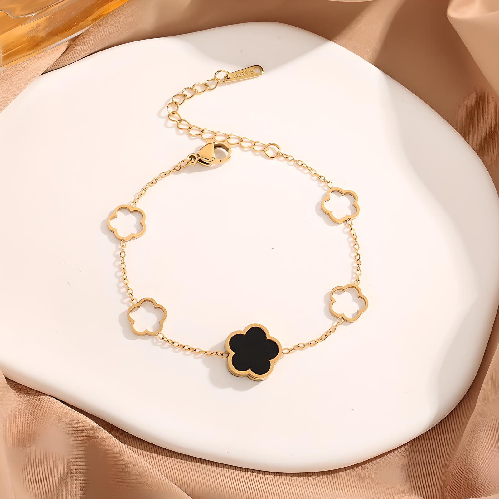 Black Clover Gold Bracelet - BBKaddo