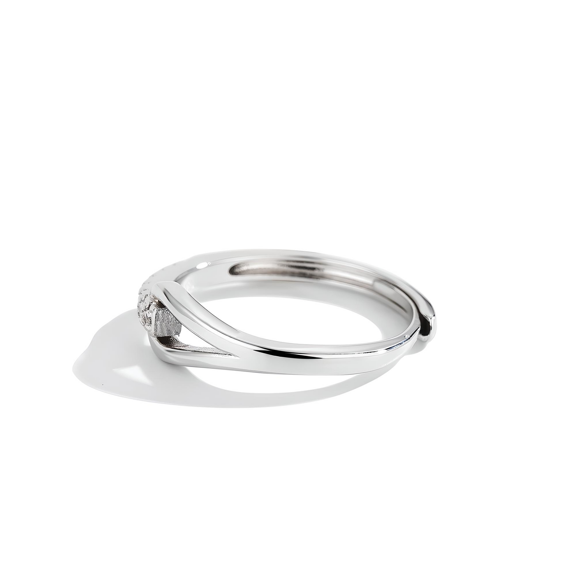 925 Sterling Silver Open Tear Ring - BBKaddo