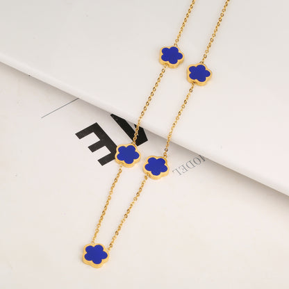 Set of Clover Bracelet, Necklace and Earring - BBKaddo